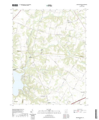 United States Geological Survey New Burlington, OH (2019, 24000-Scale) digital map