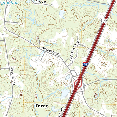 United States Geological Survey New Byram, MS (2020, 24000-Scale) digital map