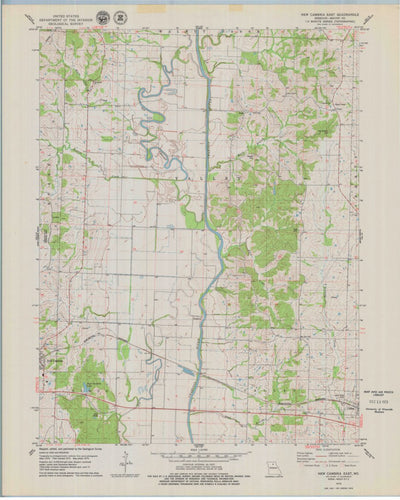 United States Geological Survey New Cambria East, MO (1979, 24000-Scale) digital map
