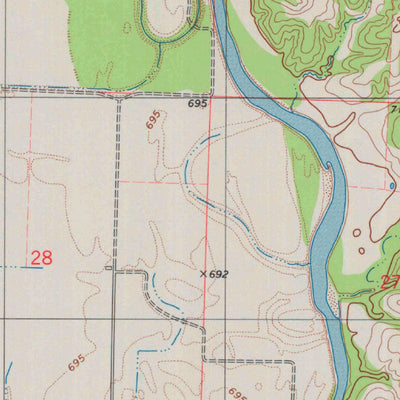 United States Geological Survey New Cambria East, MO (1979, 24000-Scale) digital map