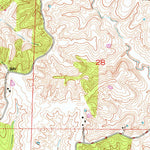United States Geological Survey New Cambria West, MO (1950, 24000-Scale) digital map