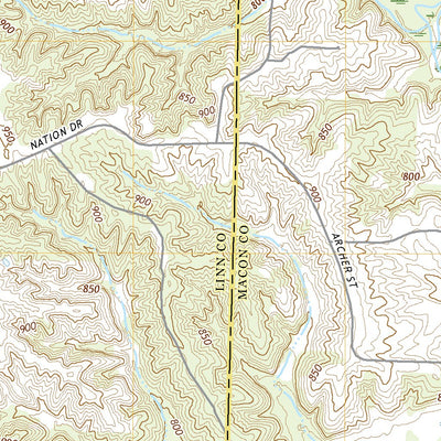 United States Geological Survey New Cambria West, MO (2021, 24000-Scale) digital map