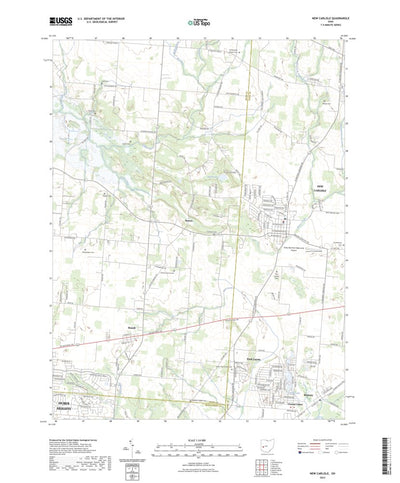 United States Geological Survey New Carlisle, OH (2023, 24000-Scale) digital map