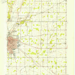 United States Geological Survey New Castle East, IN (1950, 24000-Scale) digital map