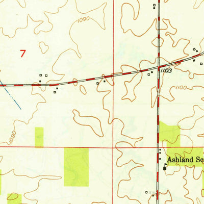 United States Geological Survey New Castle East, IN (1950, 24000-Scale) digital map