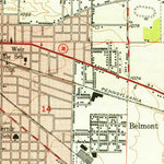 United States Geological Survey New Castle East, IN (1950, 24000-Scale) digital map