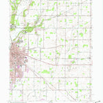 United States Geological Survey New Castle East, IN (1960, 24000-Scale) digital map