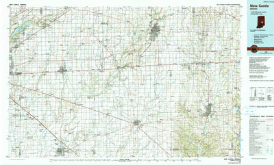 United States Geological Survey New Castle, IN (1986, 100000-Scale) digital map