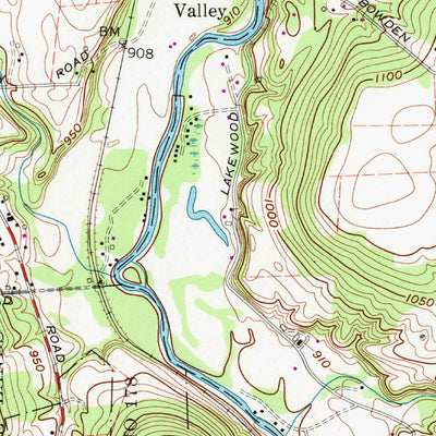 United States Geological Survey New Castle North, PA (1958, 24000-Scale) digital map