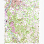 United States Geological Survey New Castle South, PA (1958, 24000-Scale) digital map