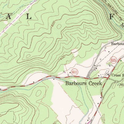 United States Geological Survey New Castle, VA (1966, 24000-Scale) digital map
