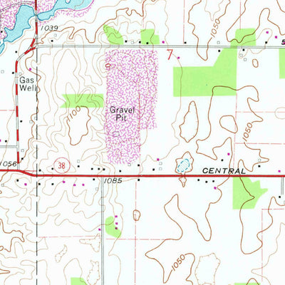 United States Geological Survey New Castle West, IN (1960, 24000-Scale) digital map