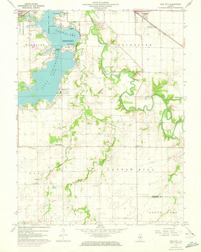 United States Geological Survey New City, IL (1961, 24000-Scale) digital map