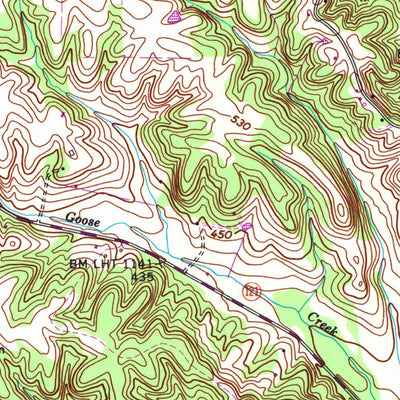United States Geological Survey New Concord, KY (1955, 24000-Scale) digital map