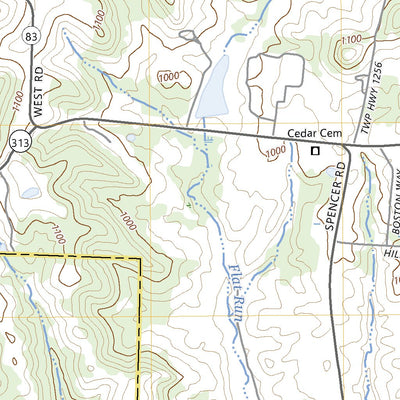 United States Geological Survey New Concord, OH (2023, 24000-Scale) digital map