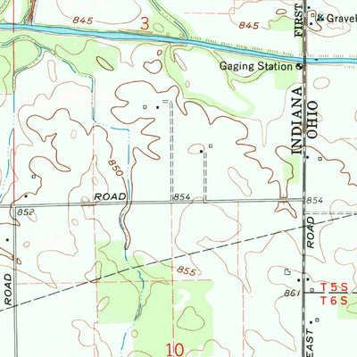 United States Geological Survey New Corydon, IN-OH (1960, 24000-Scale) digital map