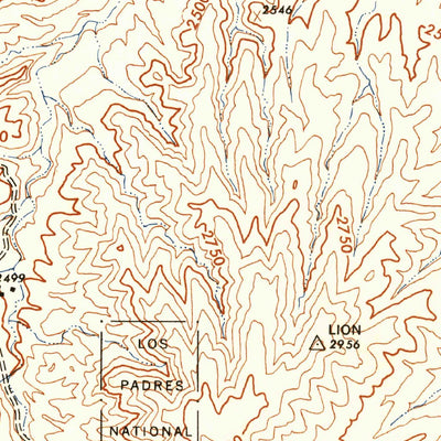 United States Geological Survey New Cuyama, CA (1943, 24000-Scale) digital map
