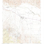 United States Geological Survey New Cuyama, CA (1964, 24000-Scale) digital map