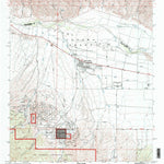 United States Geological Survey New Cuyama, CA (1995, 24000-Scale) digital map