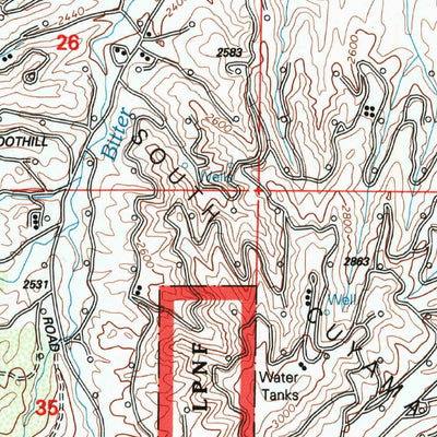 United States Geological Survey New Cuyama, CA (1995, 24000-Scale) digital map