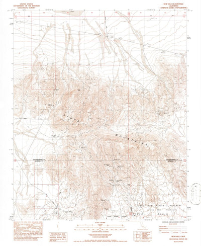 United States Geological Survey New Dale, CA (1985, 24000-Scale) digital map