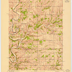 United States Geological Survey New Diggings, WI-IL (1952, 24000-Scale) digital map
