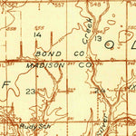 United States Geological Survey New Douglas, IL (1937, 48000-Scale) digital map