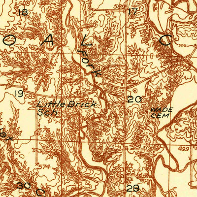 United States Geological Survey New Douglas, IL (1937, 48000-Scale) digital map