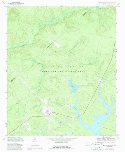 United States Geological Survey New Ellenton SE, SC (1963, 24000-Scale) digital map