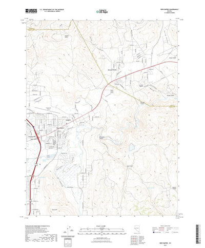 United States Geological Survey New Empire, NV (2021, 24000-Scale) digital map