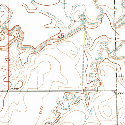 United States Geological Survey New England SW, ND (1973, 24000-Scale) digital map