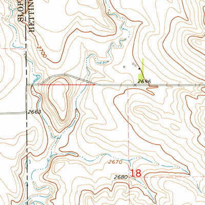 United States Geological Survey New England SW, ND (1973, 24000-Scale) digital map