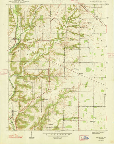 United States Geological Survey New Fairfield, IN (1948, 24000-Scale) digital map