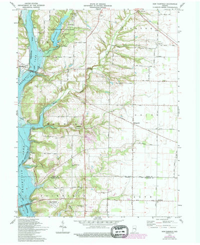 United States Geological Survey New Fairfield, IN (1974, 24000-Scale) digital map