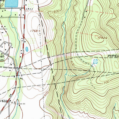 United States Geological Survey New Florence, PA (1964, 24000-Scale) digital map