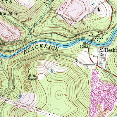 United States Geological Survey New Florence, PA (1964, 24000-Scale) digital map