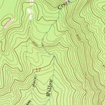 United States Geological Survey New Fork Lakes, WY (1967, 24000-Scale) digital map