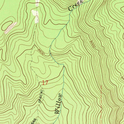 United States Geological Survey New Fork Lakes, WY (1967, 24000-Scale) digital map