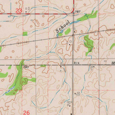 United States Geological Survey New Franken, WI (1978, 24000-Scale) digital map