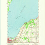 United States Geological Survey New Franklin, WI (1954, 62500-Scale) digital map