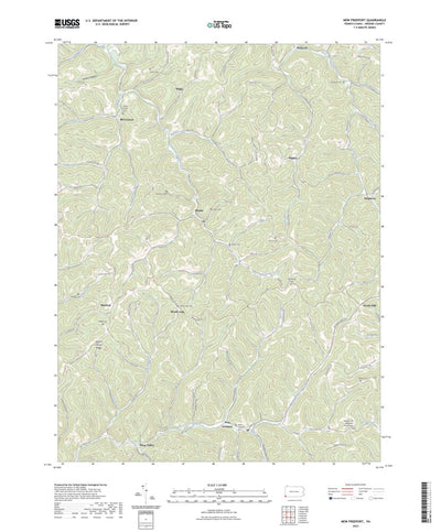 United States Geological Survey New Freeport, PA (2023, 24000-Scale) digital map
