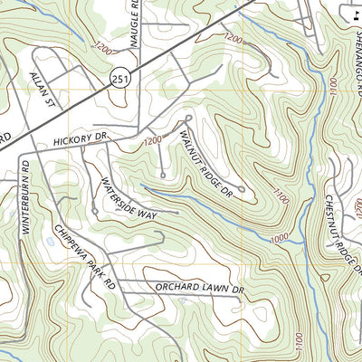 United States Geological Survey New Galilee, PA (2023, 24000-Scale) digital map