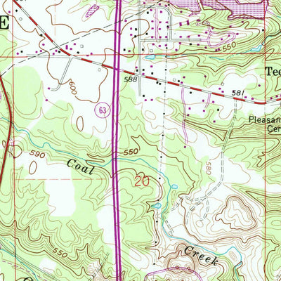United States Geological Survey New Goshen, IN (1963, 24000-Scale) digital map