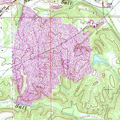 United States Geological Survey New Goshen, IN (1963, 24000-Scale) digital map