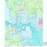 United States Geological Survey New Gretna, NJ (1951, 24000-Scale) digital map