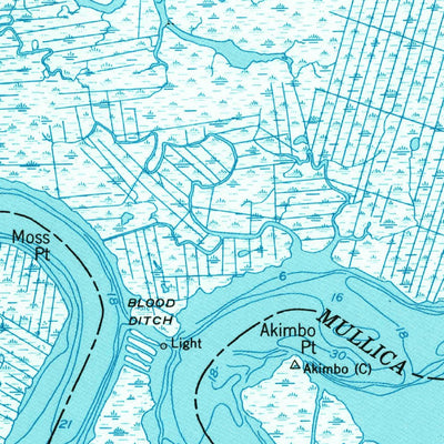 United States Geological Survey New Gretna, NJ (1951, 24000-Scale) digital map