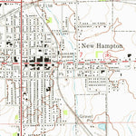 United States Geological Survey New Hampton, IA (1972, 24000-Scale) digital map