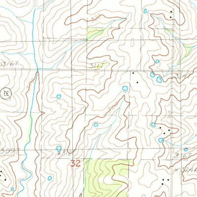 United States Geological Survey New Hampton, MO (1984, 24000-Scale) digital map