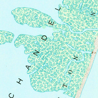 United States Geological Survey New Harbor Islands, LA (1951, 24000-Scale) digital map