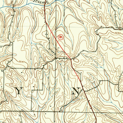 United States Geological Survey New Harmony, IN-IL (1938, 62500-Scale) digital map